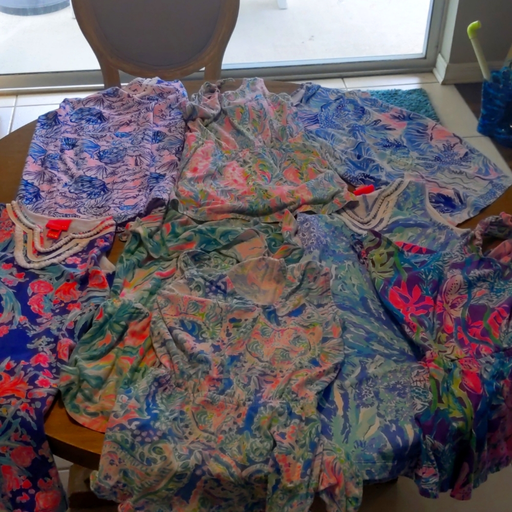 Lilly Pulitzer Girls 6-7 Bundle of 8
